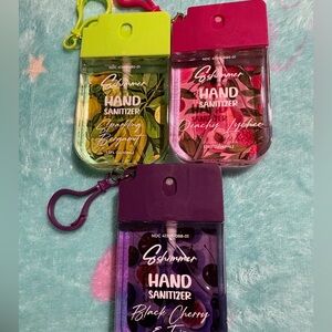 Hand Sanitizer Set - Green, Pink, Purple